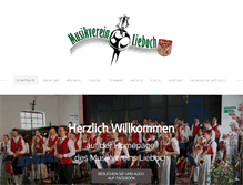 Tablet Screenshot of musikverein-lieboch.at